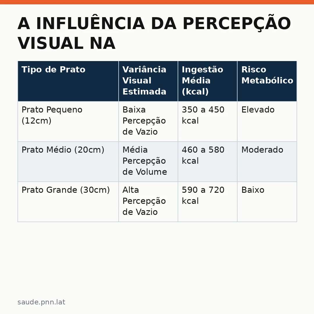 Infográfico - A Influência da Percepção Visual na Escolha das Porções