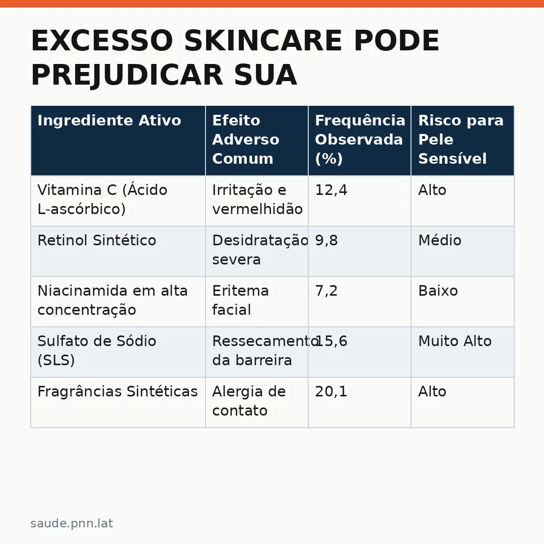Infográfico - Excesso skincare pode prejudicar sua pele e mente: o que a ciência revela